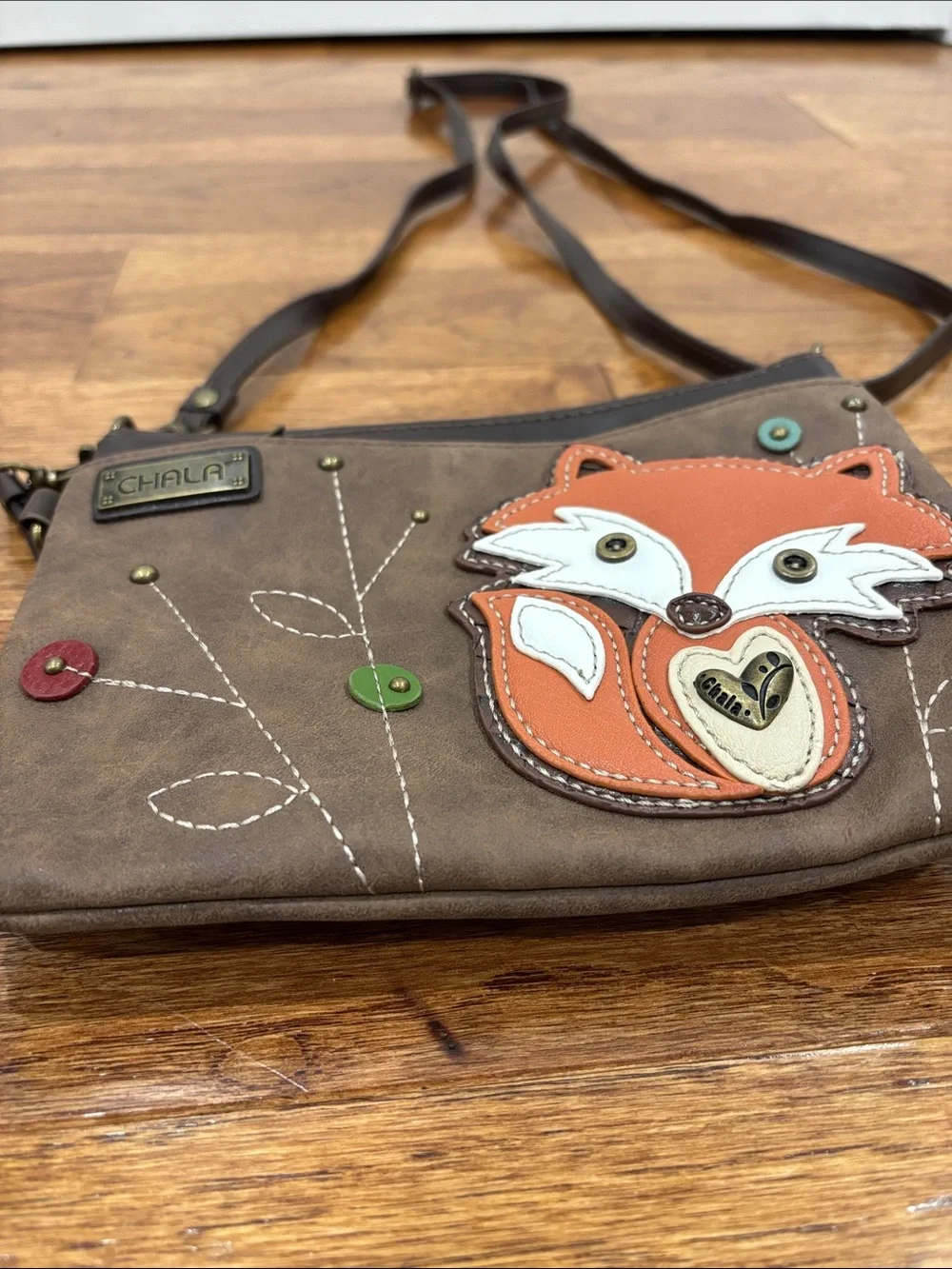 Chala Brown Crossbody Bag Fox Woodland